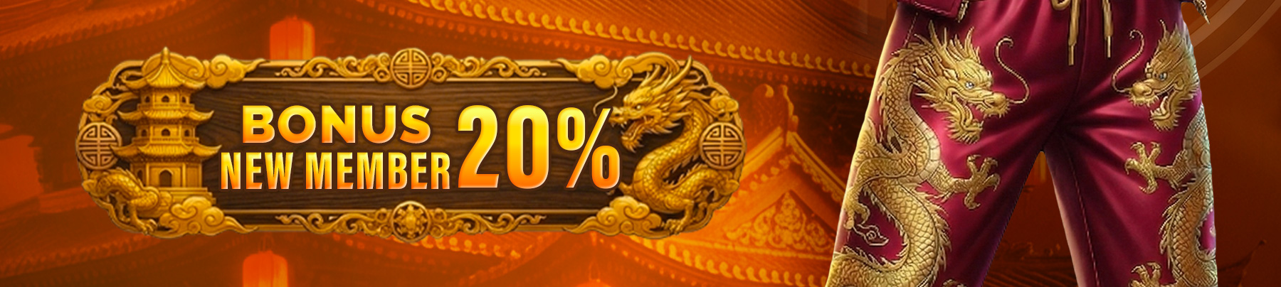 BONUS NEW MEMBER 20%